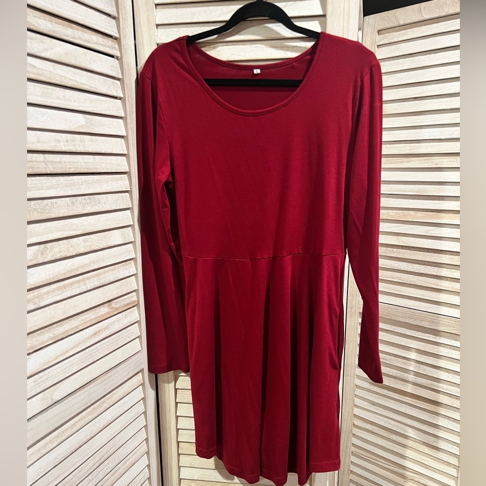 Maroon Dress